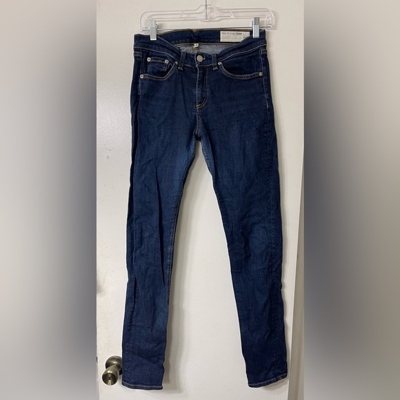 rag & bone Blue Skinny Jeans - Picture 1 of 6